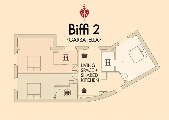 Biffi 2 - Garbatella 게스트하우스